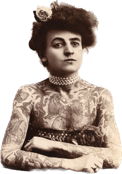 Classic Tattoo Lady Image