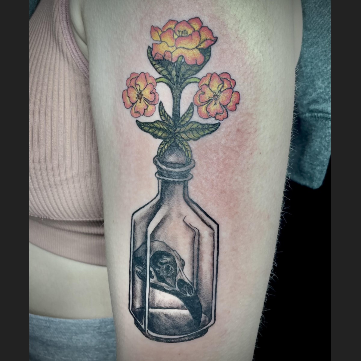 Copper Coin Tattoo - Destiny Ashton